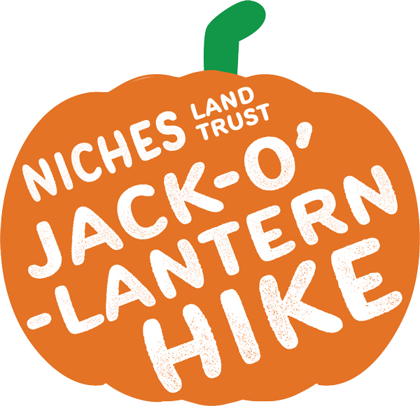 Jack-O'-Lantern pumpkin graphic for annual hiking event